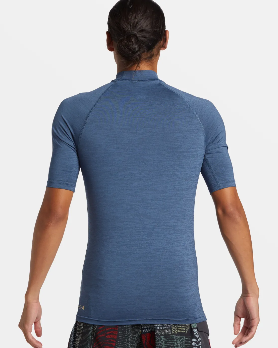 Quiksilver Rashguards>Petroglyph UPF 50 Short Sleeve Rashguard VINTAGEINDIGOHEATHER