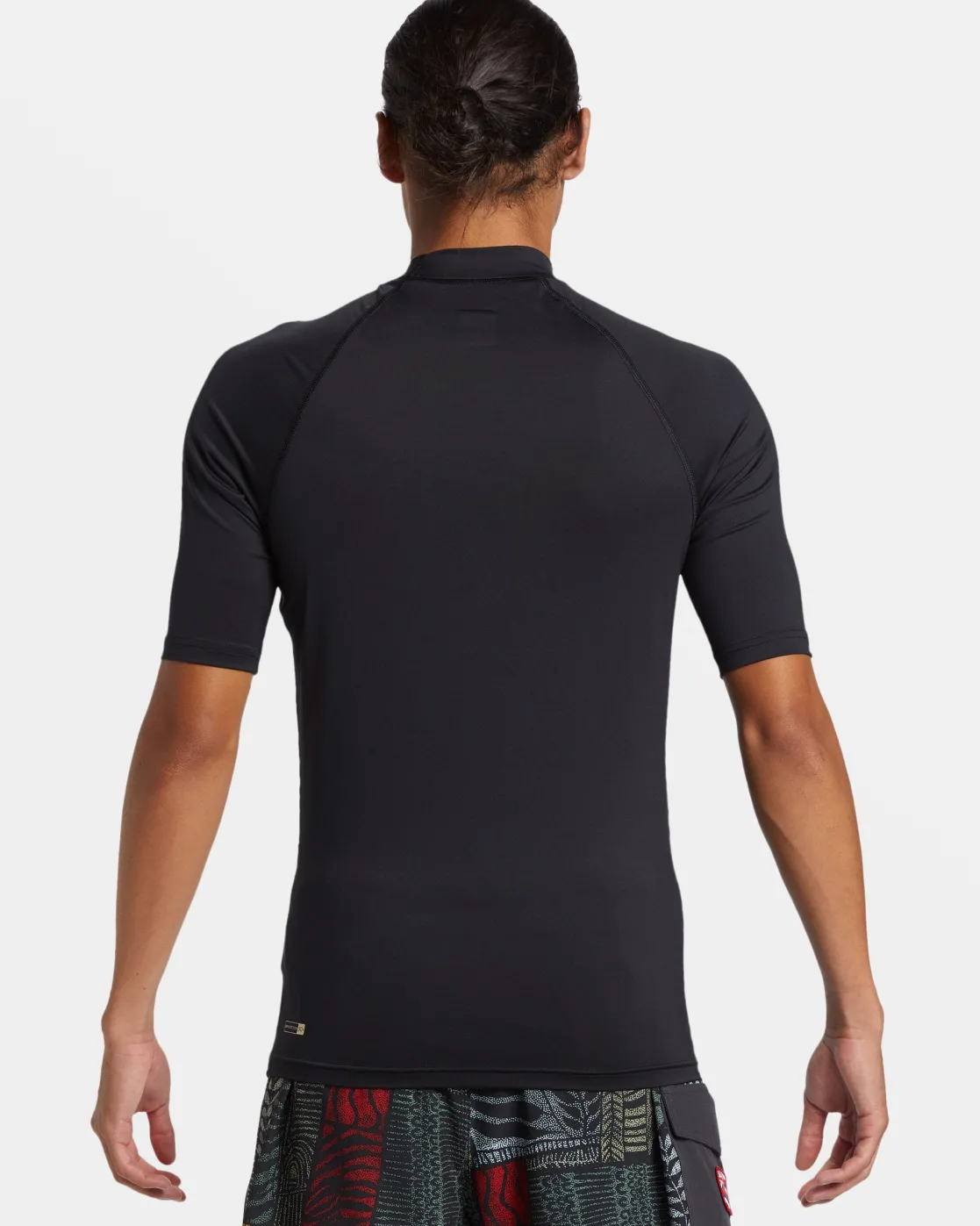 Quiksilver Rashguards>Petroglyph UPF 50 Short Sleeve Rashguard BLACK