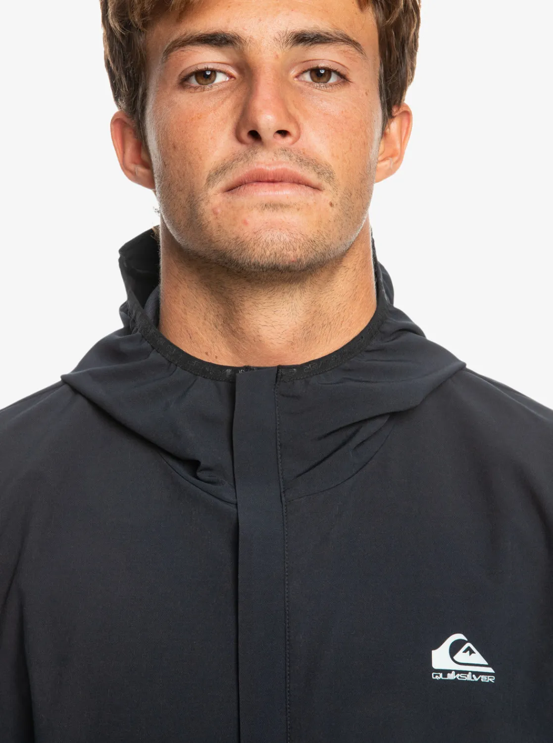 Quiksilver Jackets>Quik Mile Technical Training Jacket TRUEBLACK