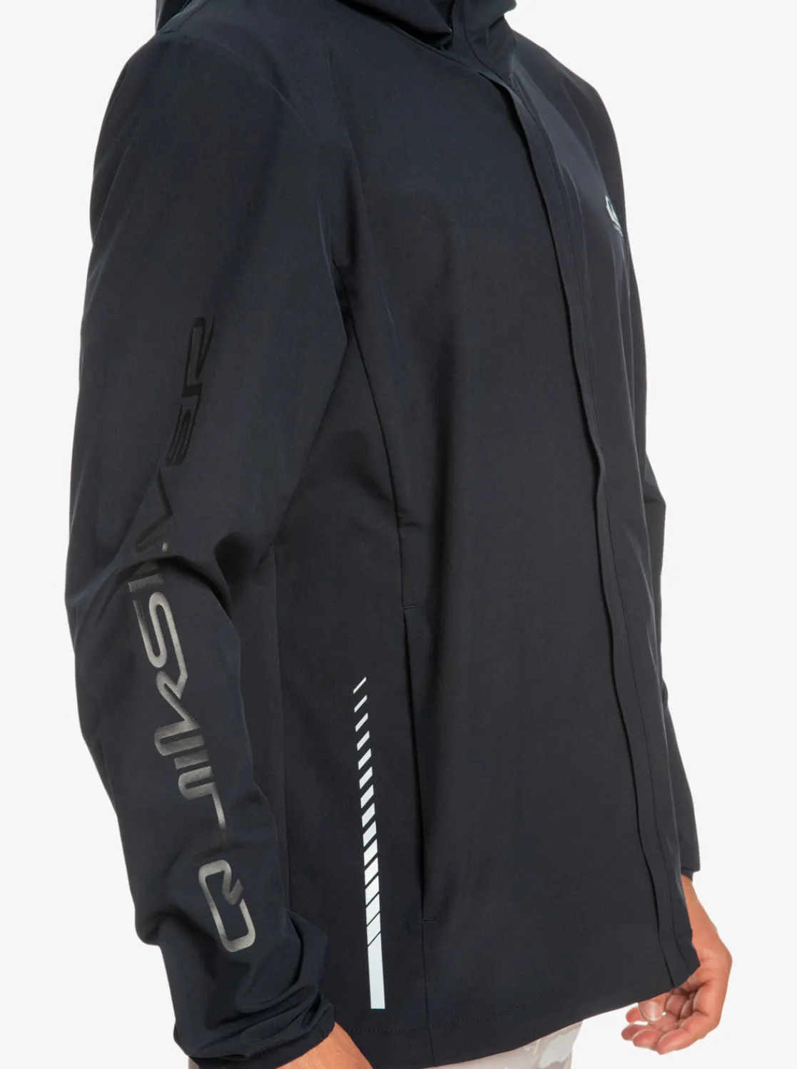 Quiksilver Jackets>Quik Mile Technical Training Jacket TRUEBLACK