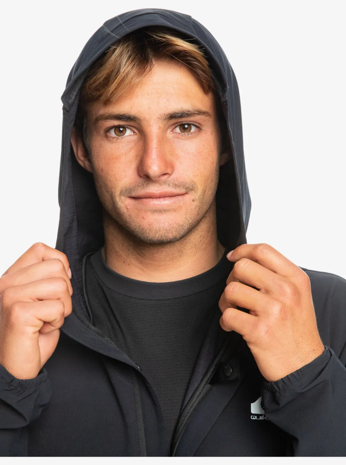 Quiksilver Jackets>Quik Mile Technical Training Jacket TRUEBLACK
