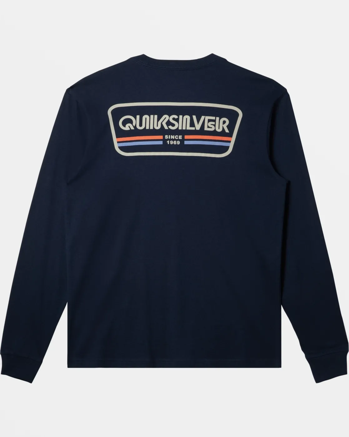 Quiksilver Tees>Range Life Long Sleeve T-Shirt DARKNAVY