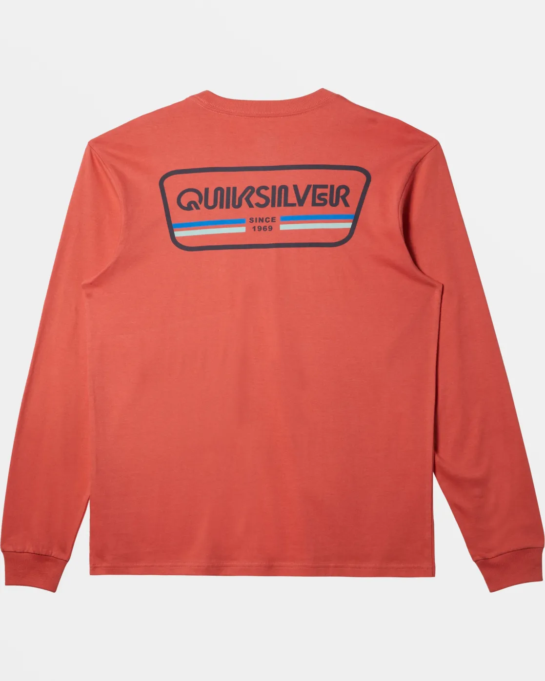 Quiksilver Tees>Range Life Long Sleeve T-Shirt SPICEDCORAL