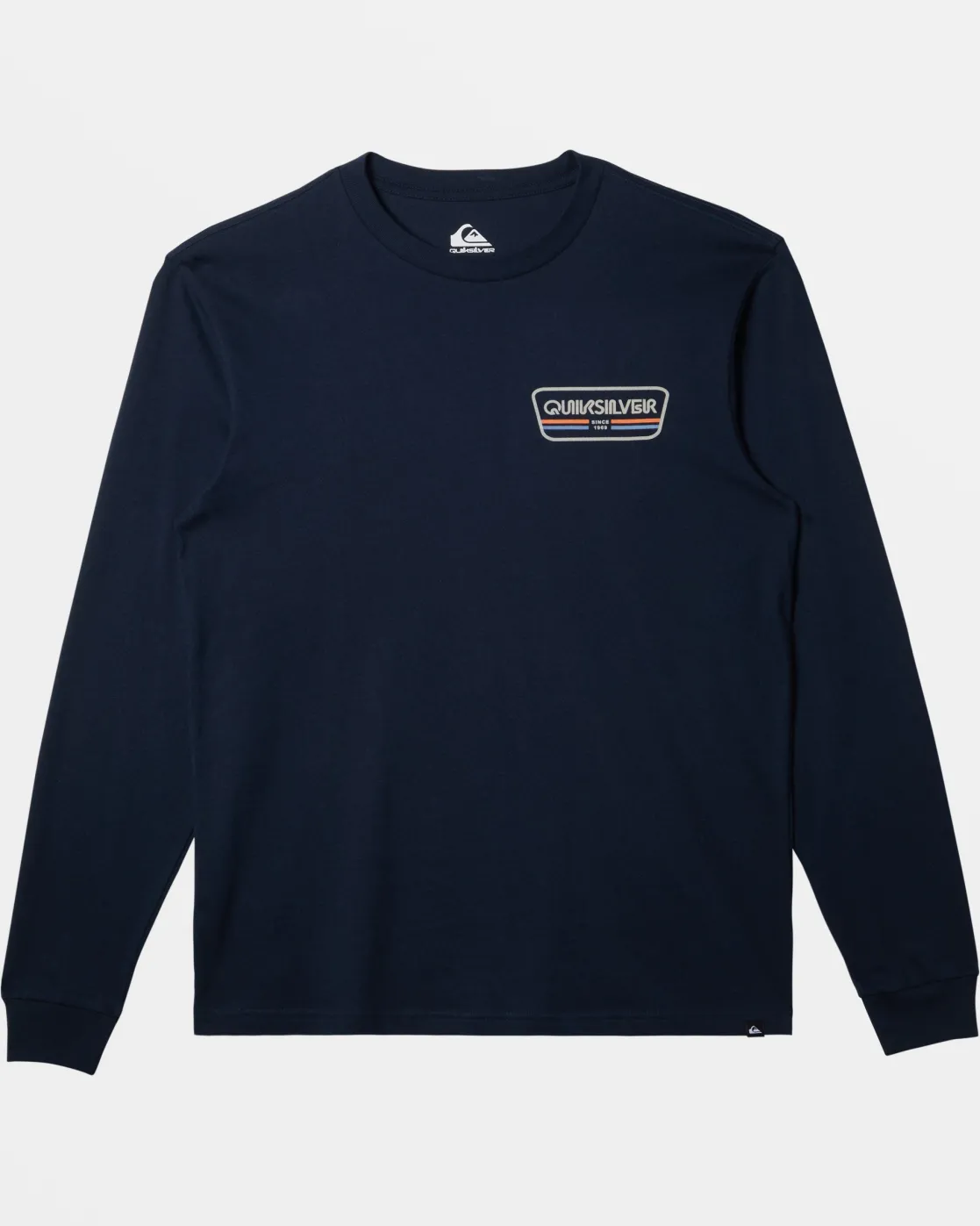 Quiksilver Tees>Range Life Long Sleeve T-Shirt DARKNAVY