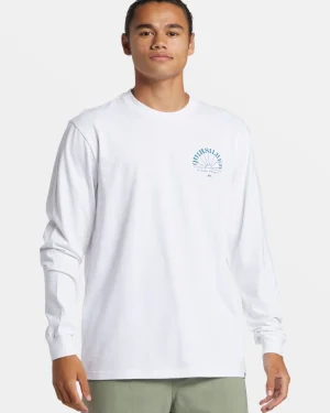 Quiksilver Tees>Rays For Days Long Sleeve T-Shirt WHITE