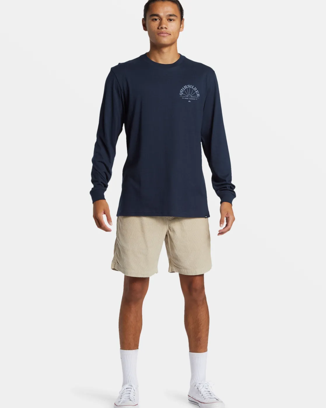 Quiksilver Tees>Rays For Days Long Sleeve T-Shirt DARKNAVY