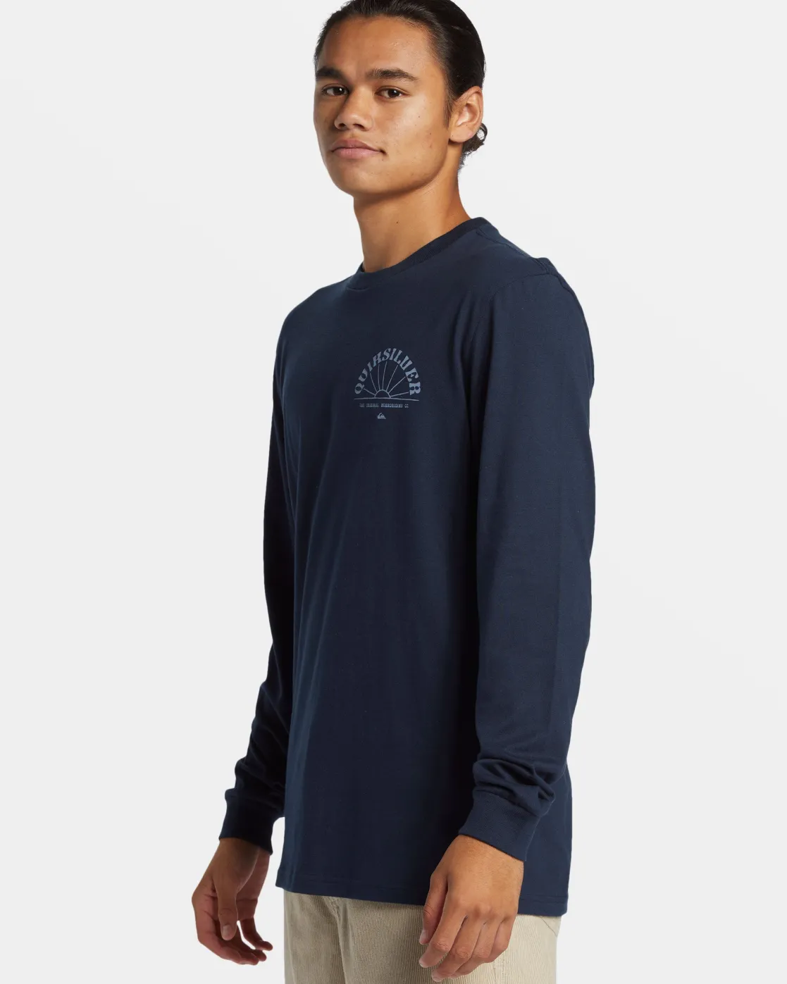 Quiksilver Tees>Rays For Days Long Sleeve T-Shirt DARKNAVY