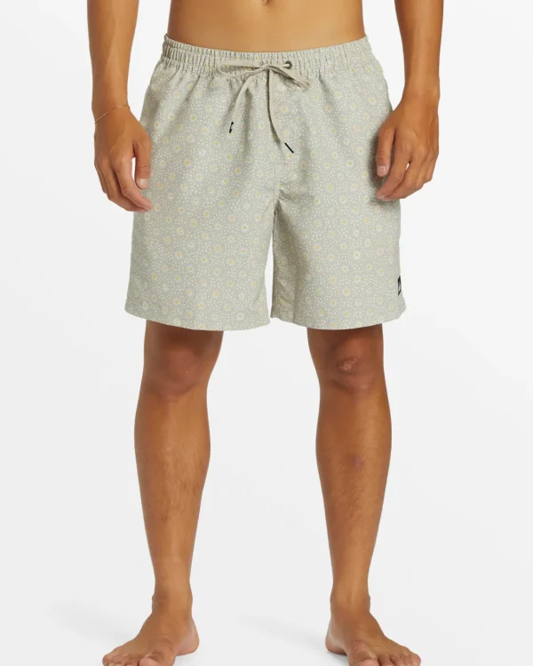Quiksilver Boardshorts | Boardshorts>Remade Mix 17" Swim Trunks SILVERBIRCH