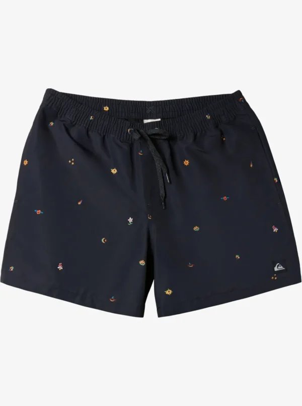 Quiksilver Boardshorts | Boardshorts>Remade Mix 17" Swim Trunks BLACK