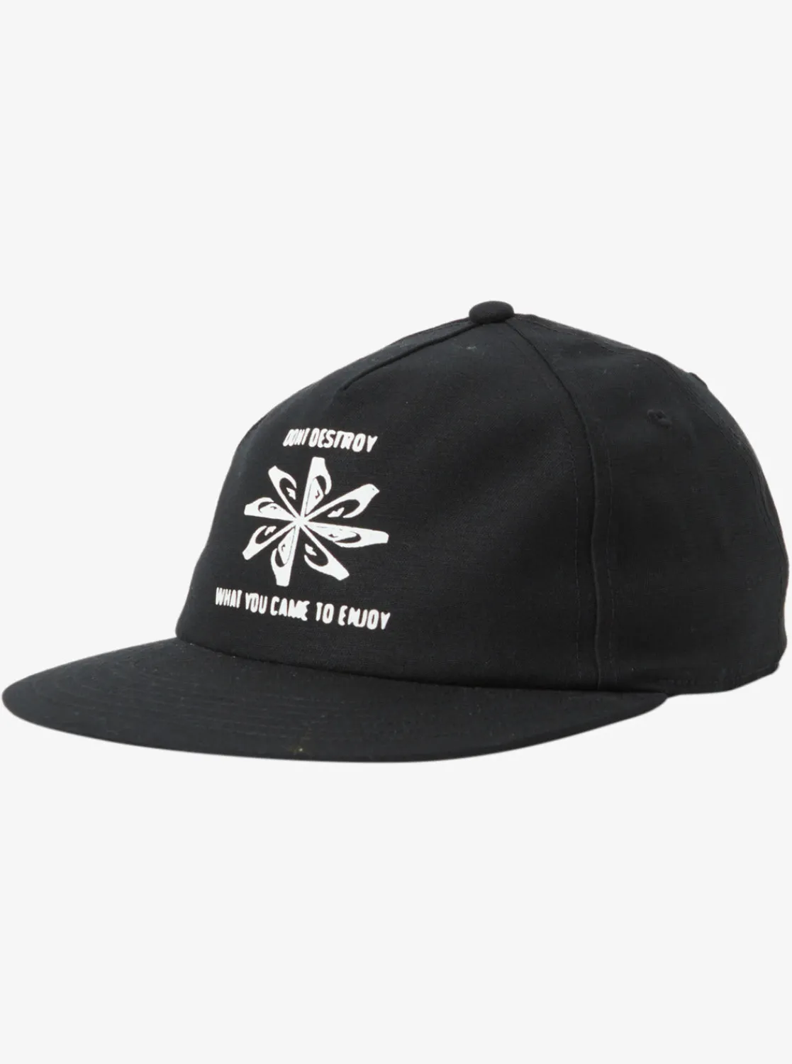 Quiksilver Hats>Rethought Baseball Hat BLACK
