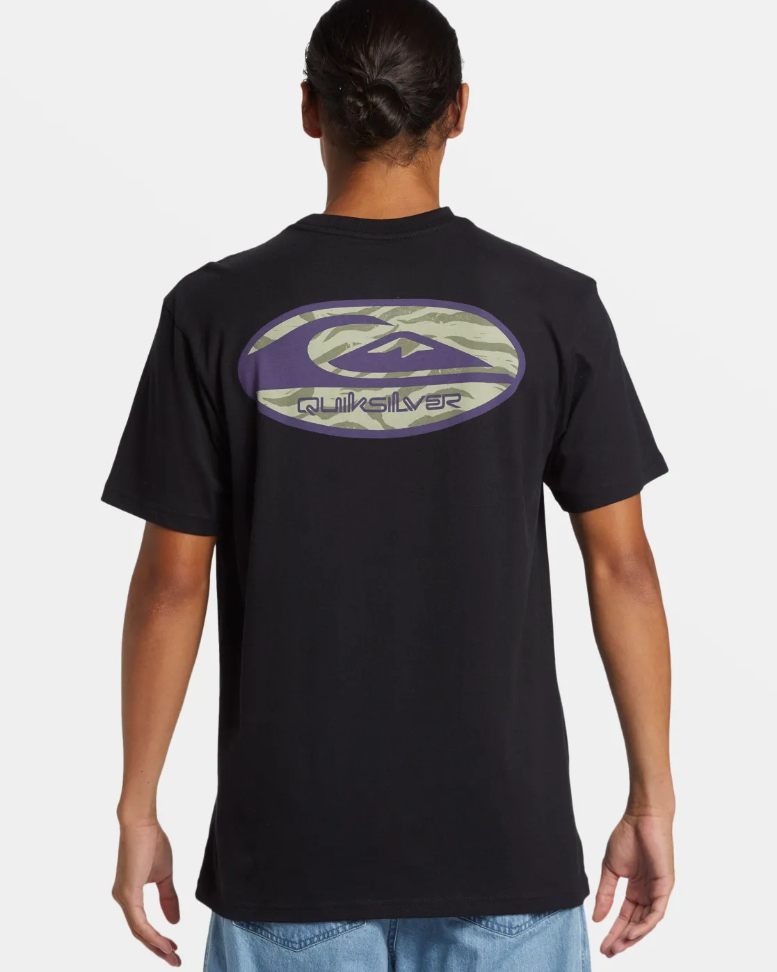 Quiksilver Tees>Retro Link T-Shirt BLACK