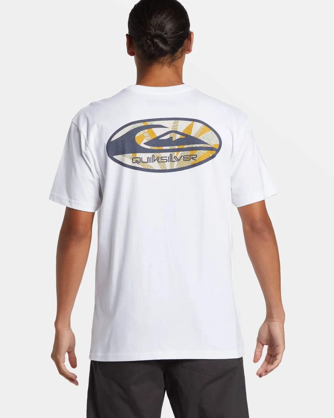 Quiksilver Tees>Retro Link T-Shirt WHITE