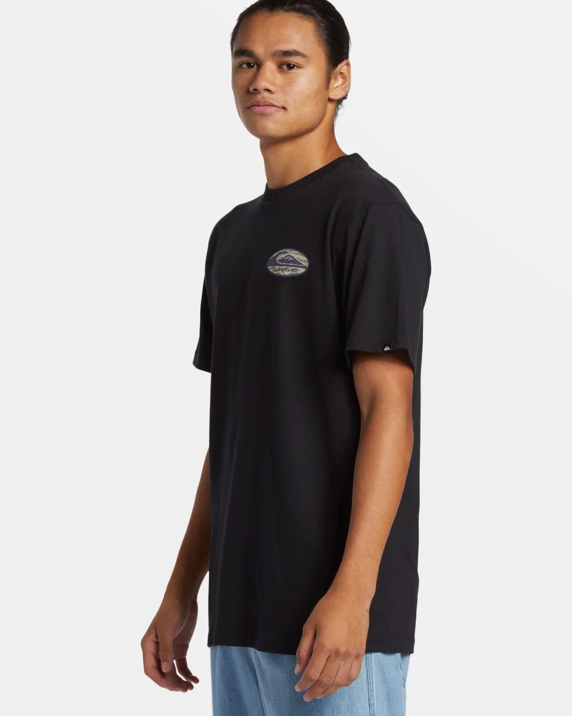 Quiksilver Tees>Retro Link T-Shirt BLACK