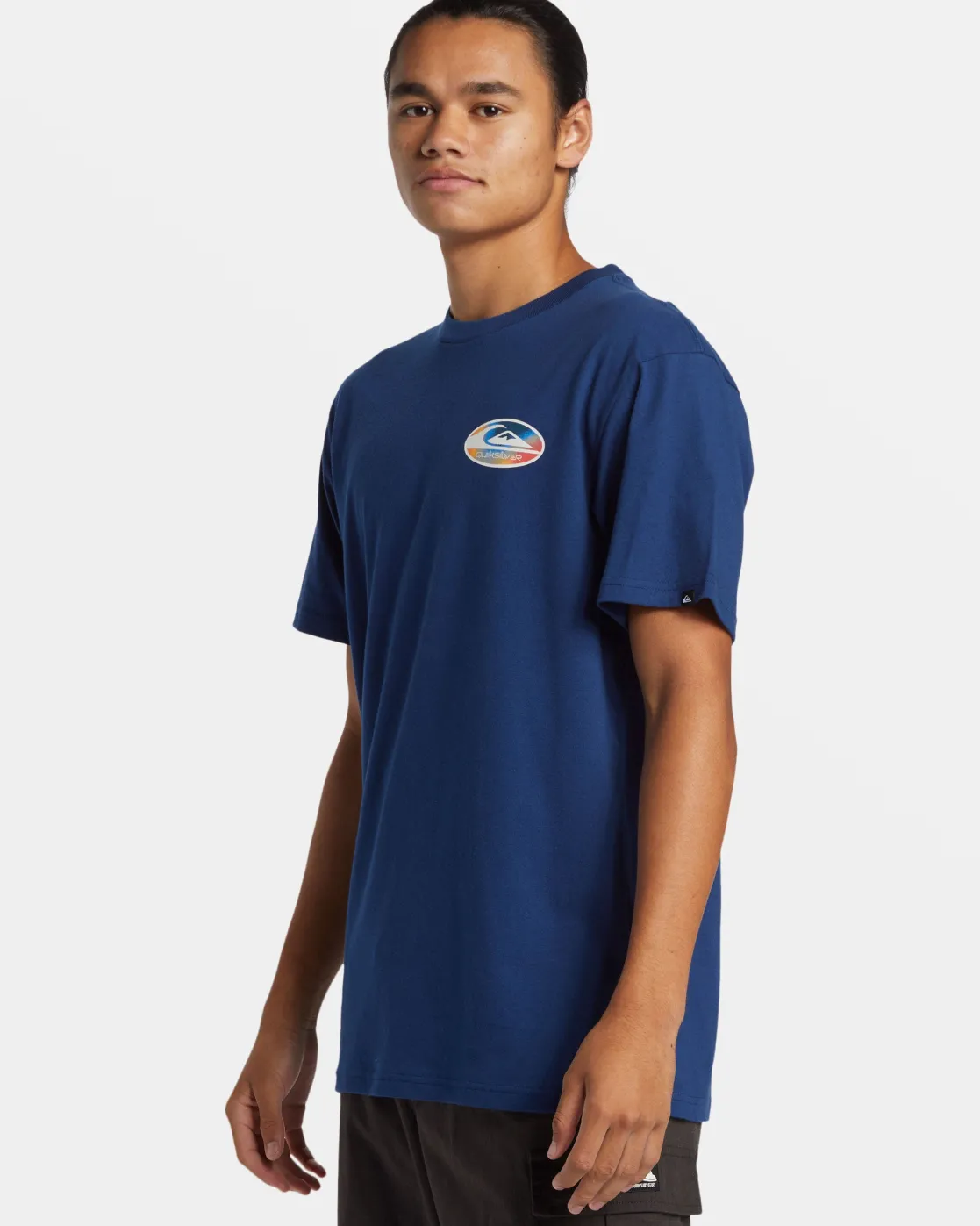 Quiksilver Tees>Retro Link T-Shirt ESTATEBLUE