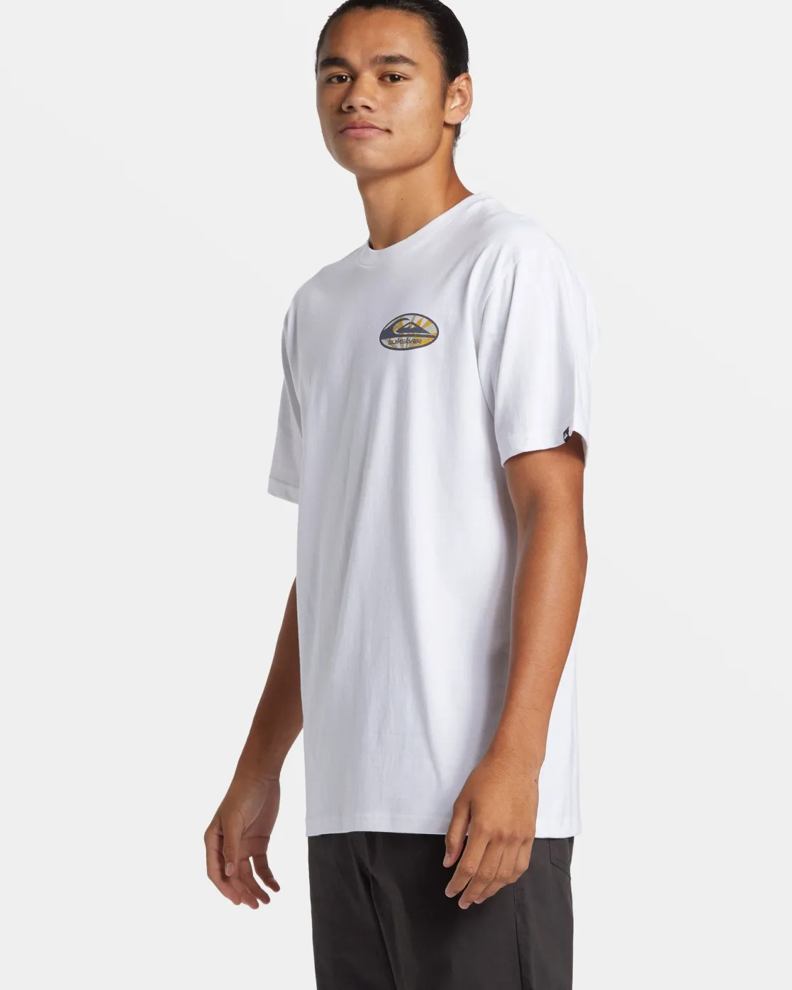 Quiksilver Tees>Retro Link T-Shirt WHITE