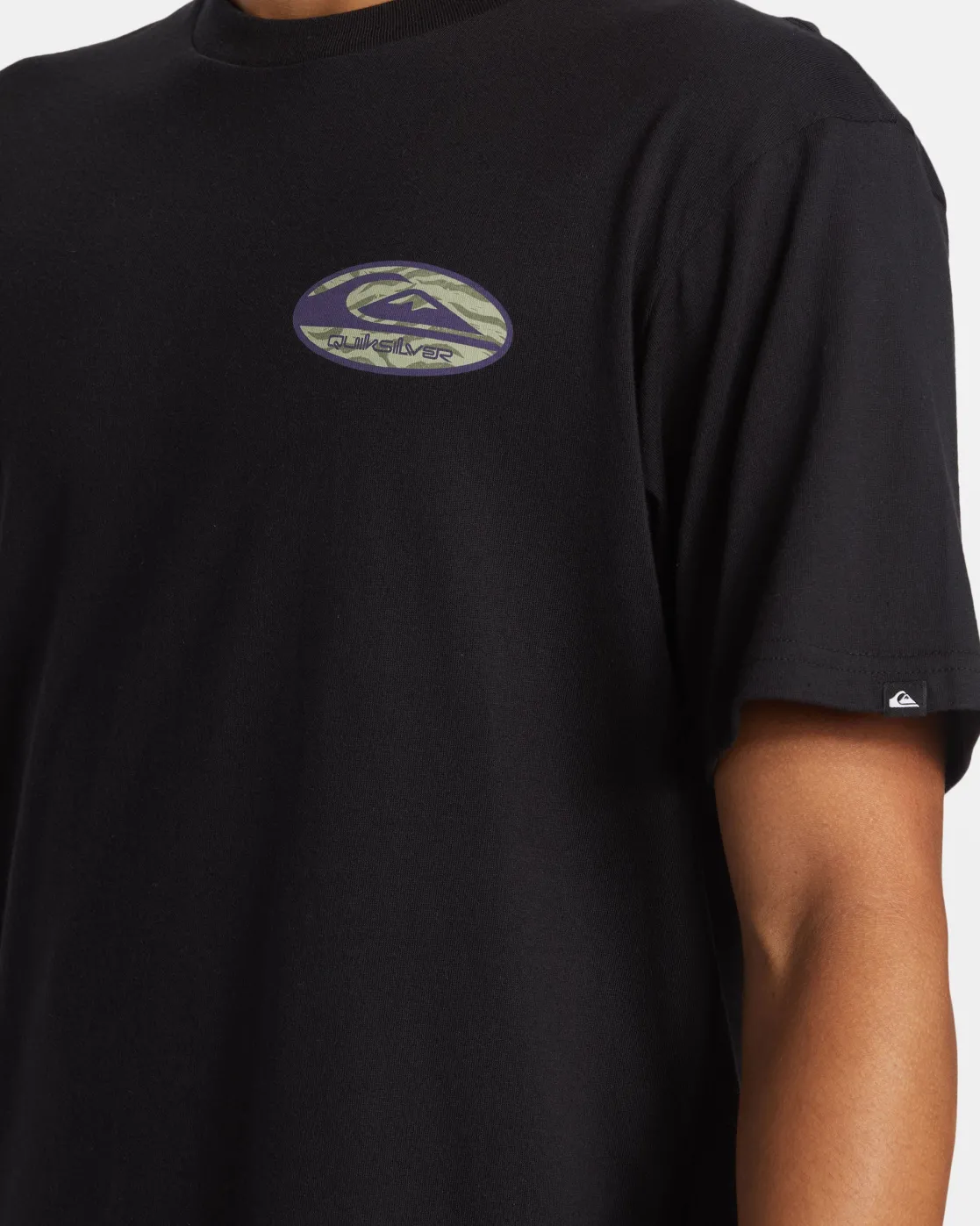 Quiksilver Tees>Retro Link T-Shirt BLACK