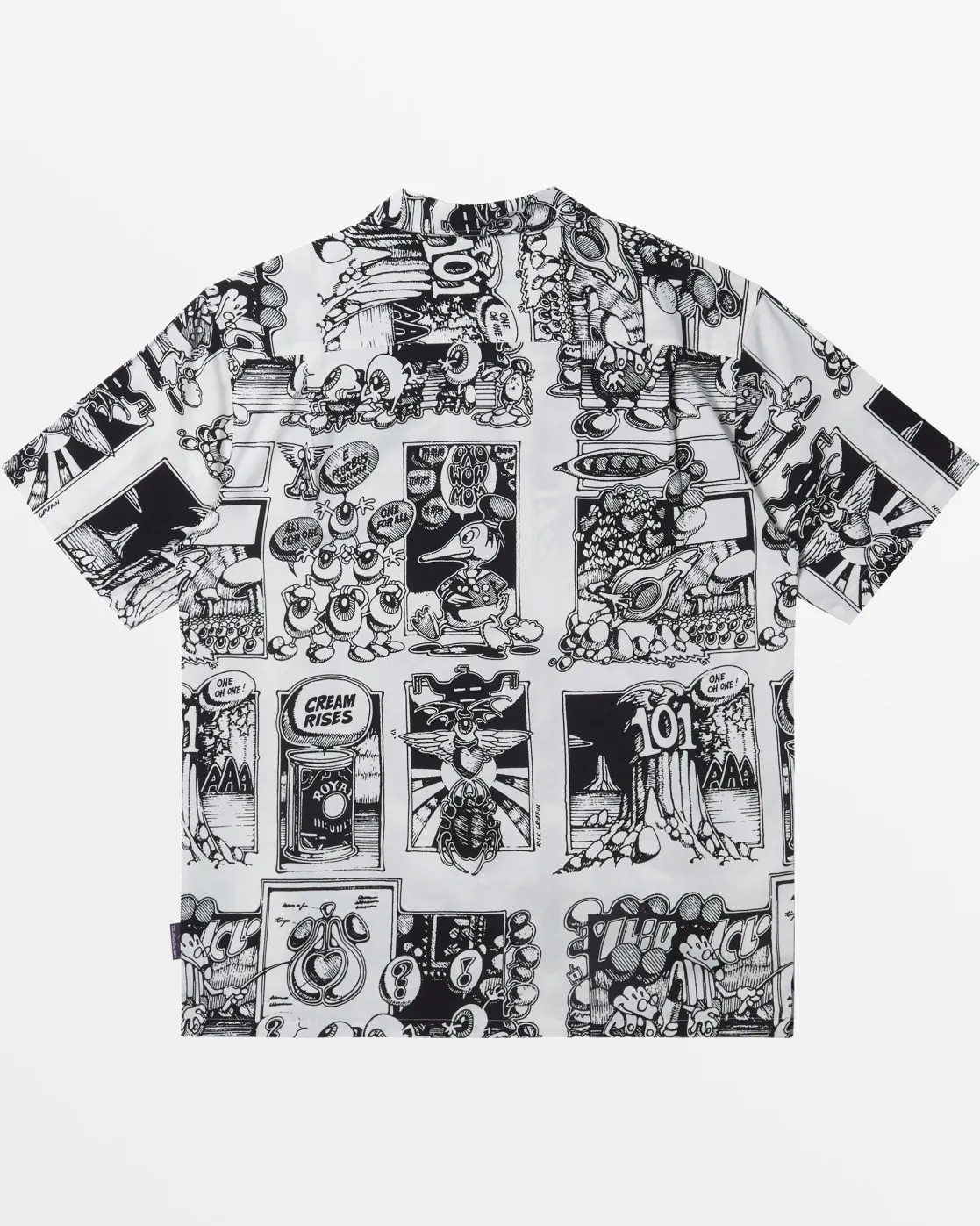 Quiksilver Shirts & Polos>Rick Griffin Comix Short Sleeve Shirt BLACKRICKGRIFFINCOMIXSS