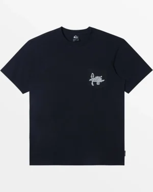 Quiksilver Tees>Rick Griffin Pocket T-Shirt - BLACK
