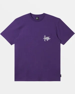 Quiksilver Tees>Rick Griffin Pocket T-Shirt TILLANDSIAPURPLE