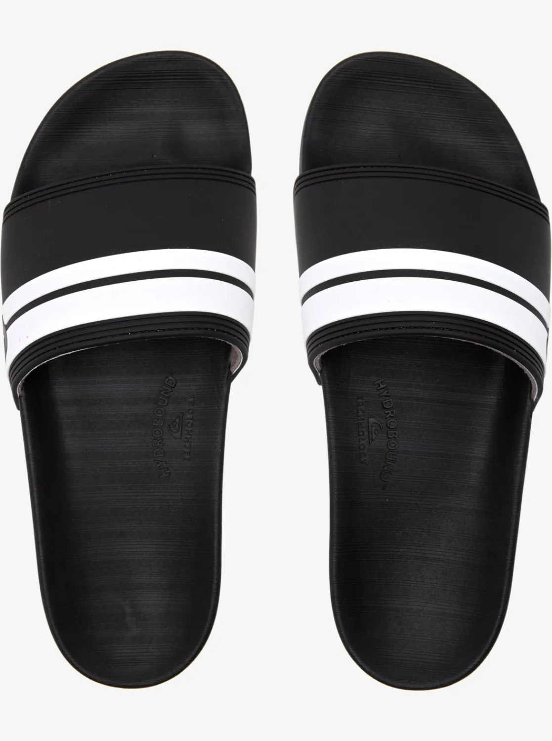 Quiksilver Sandals>Rivi Slides BLACK/BLACK/WHITE