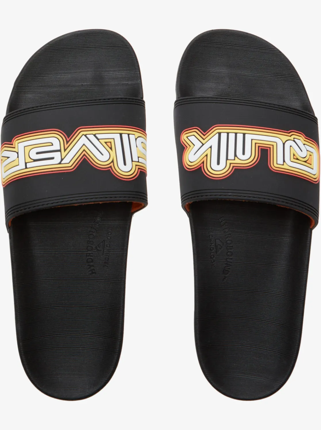 Quiksilver Sandals>Rivi Wordmark Slide II Sandals BLACK2