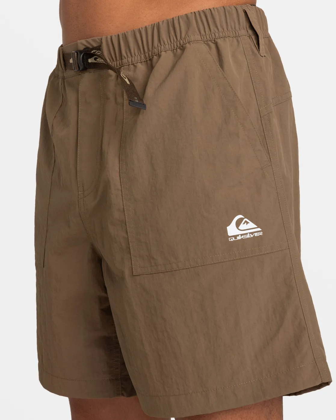 Quiksilver Shorts & Amphibians>Run Ashore 18" Shorts CANTEEN
