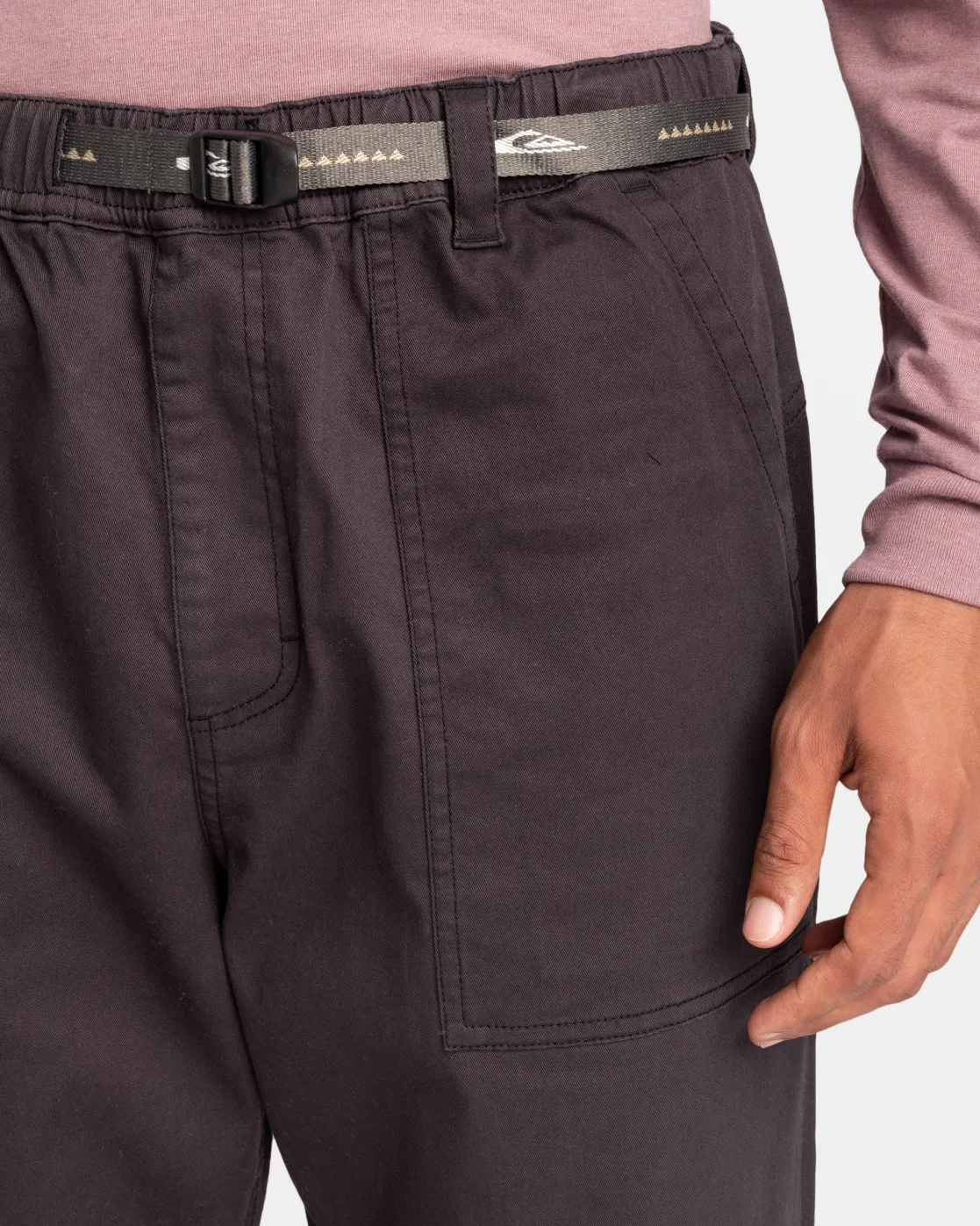 Quiksilver Pants | Under $100>Run Ashore Elastic Waist Pants TARMAC