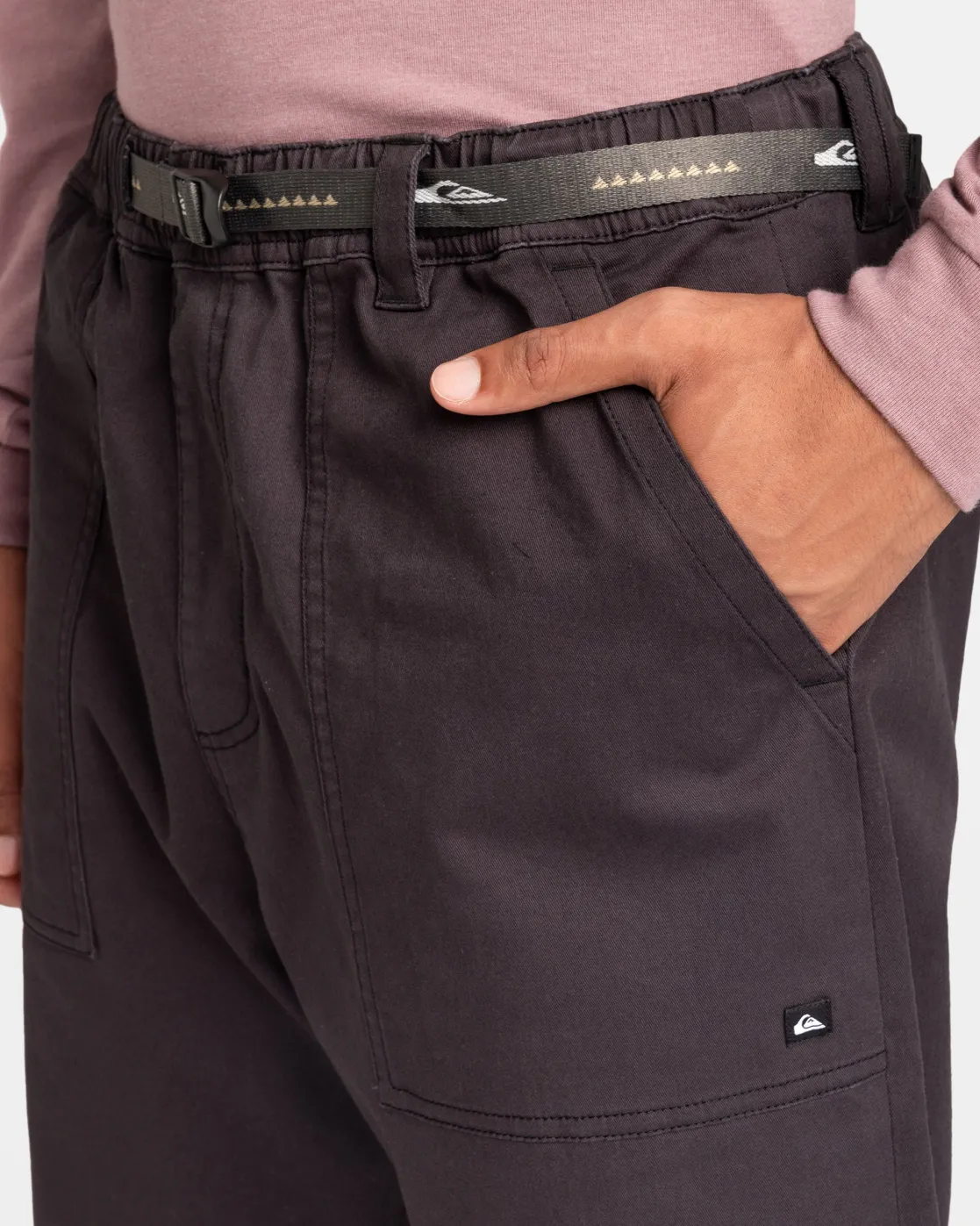 Quiksilver Pants | Under $100>Run Ashore Elastic Waist Pants TARMAC