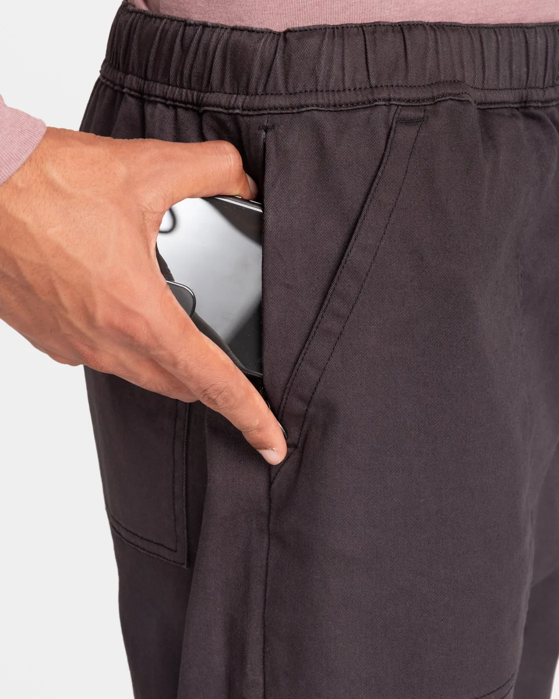 Quiksilver Pants | Under $100>Run Ashore Elastic Waist Pants TARMAC