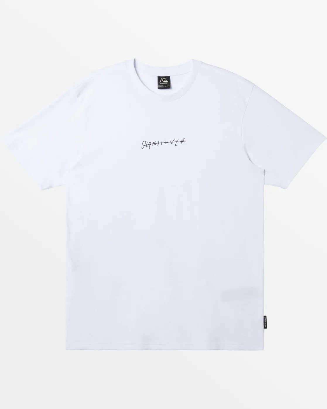 Quiksilver Tees>Rushed Logo DNA T-Shirt WHITE