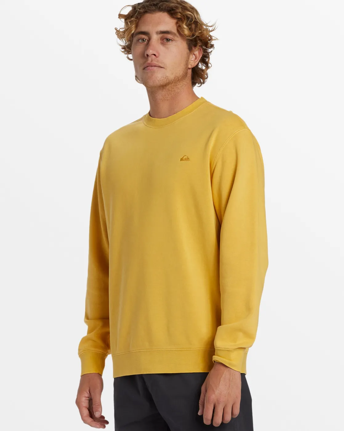 Quiksilver Sweatshirts & Hoodies>Salt Water Crew Neck Sweatshirt OCHRE