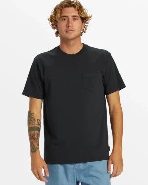 Quiksilver Tees | Under $50>Salt Water Pocket Tee T-Shirt BLACK