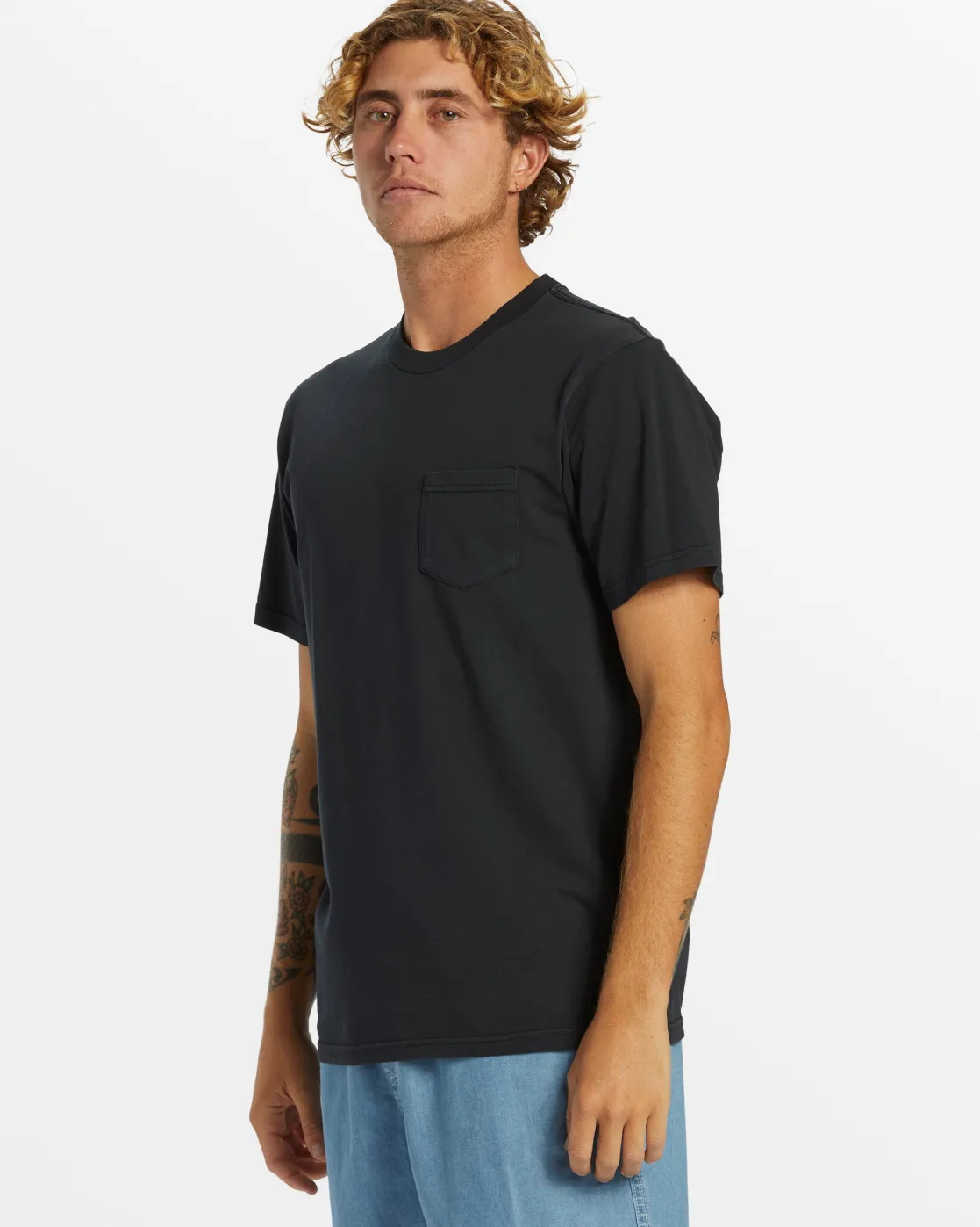 Quiksilver Tees | Under $50>Salt Water Pocket Tee T-Shirt BLACK