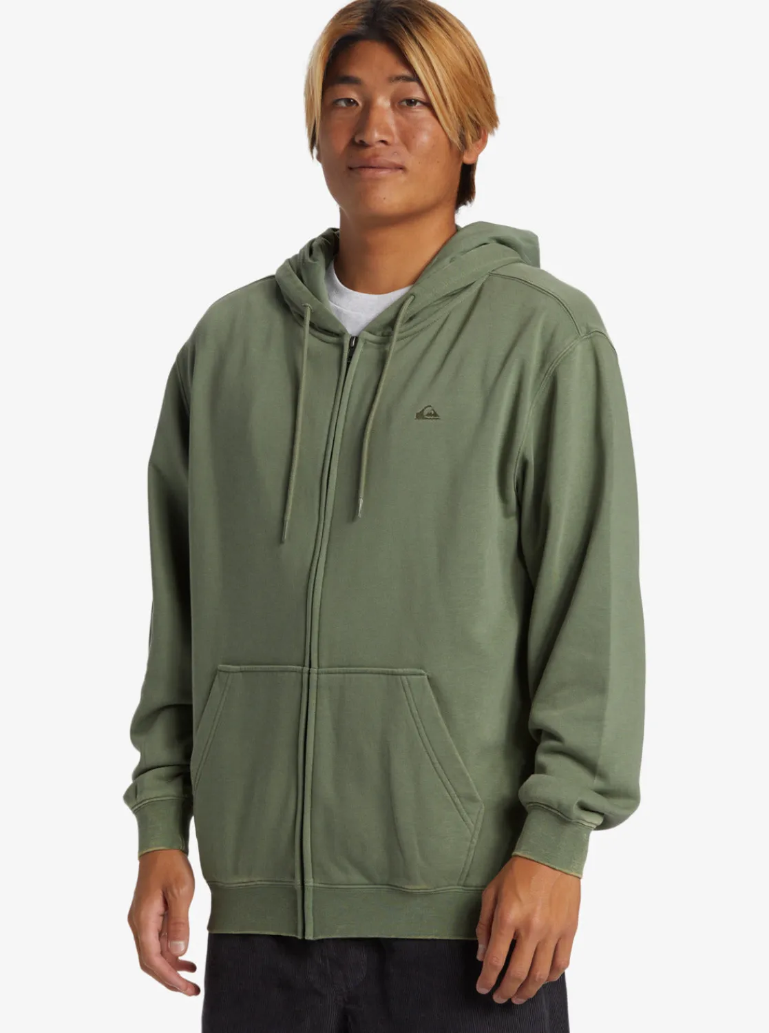 Quiksilver Sweatshirts & Hoodies>Salt Water Zip Hoodie SEASPRAY