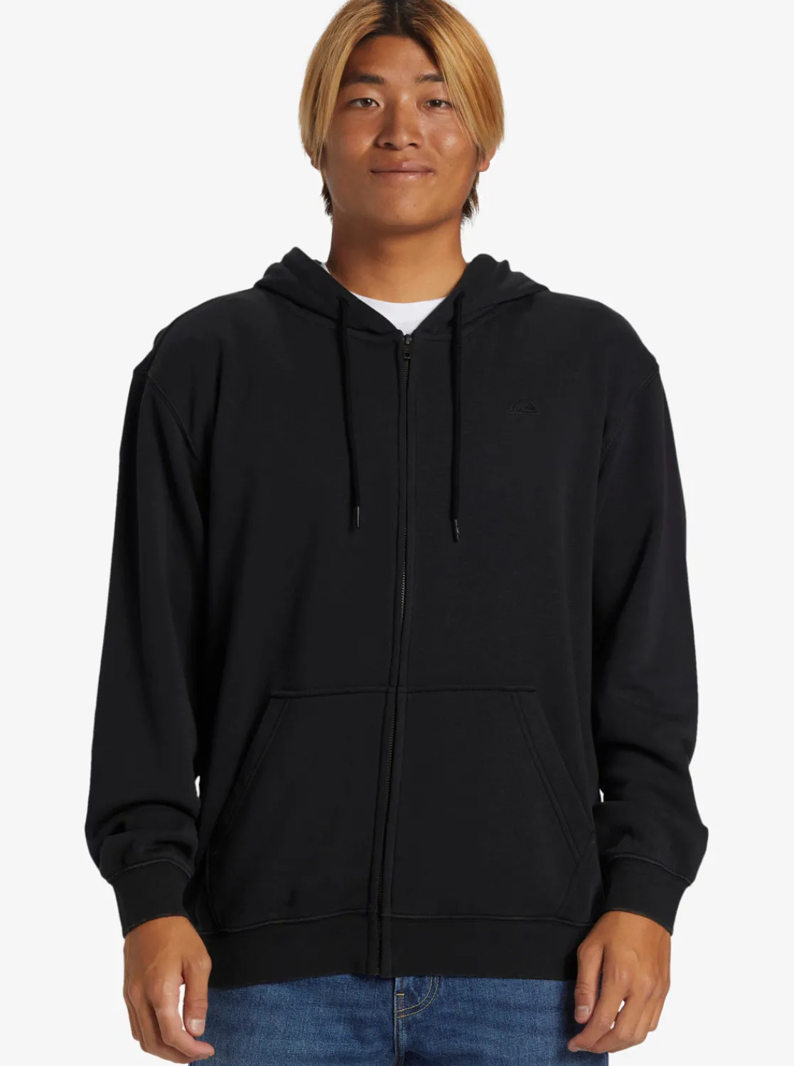 Quiksilver Sweatshirts & Hoodies>Salt Water Zip Hoodie BLACK