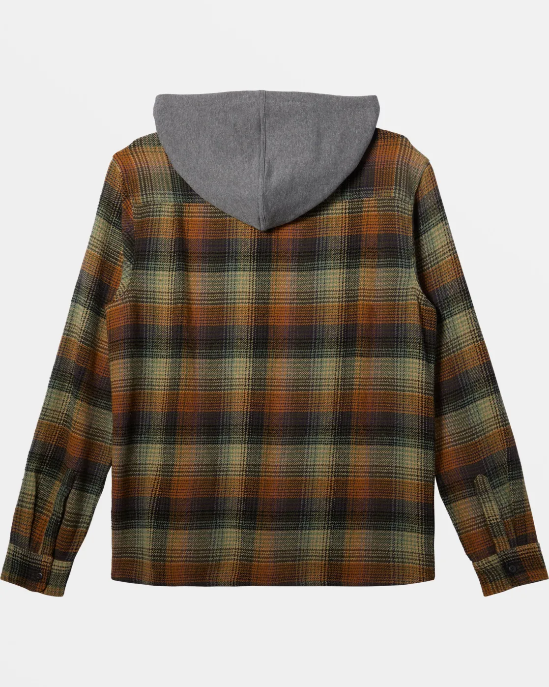 Quiksilver Shirts & Polos | Under $100>Sandbar Long Sleeve Flannel Shirt GRAPELEAFSANDBARHOODEDFLAN