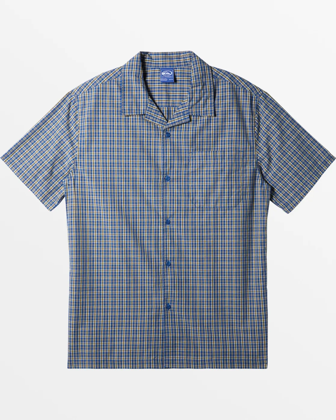 Quiksilver Shirts & Polos>Saturn Casual Short Sleeve Shirt - MONACOBLUESATURNSSWOVEN