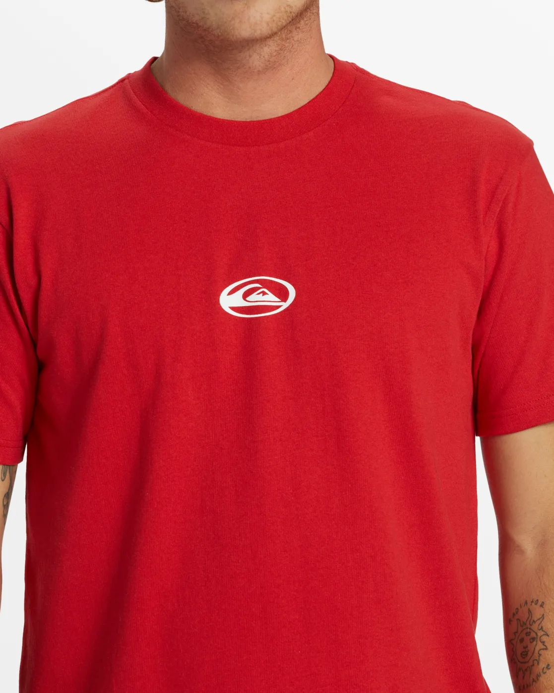 Quiksilver Tees>Saturn Logo DNA T-Shirt - SALSA