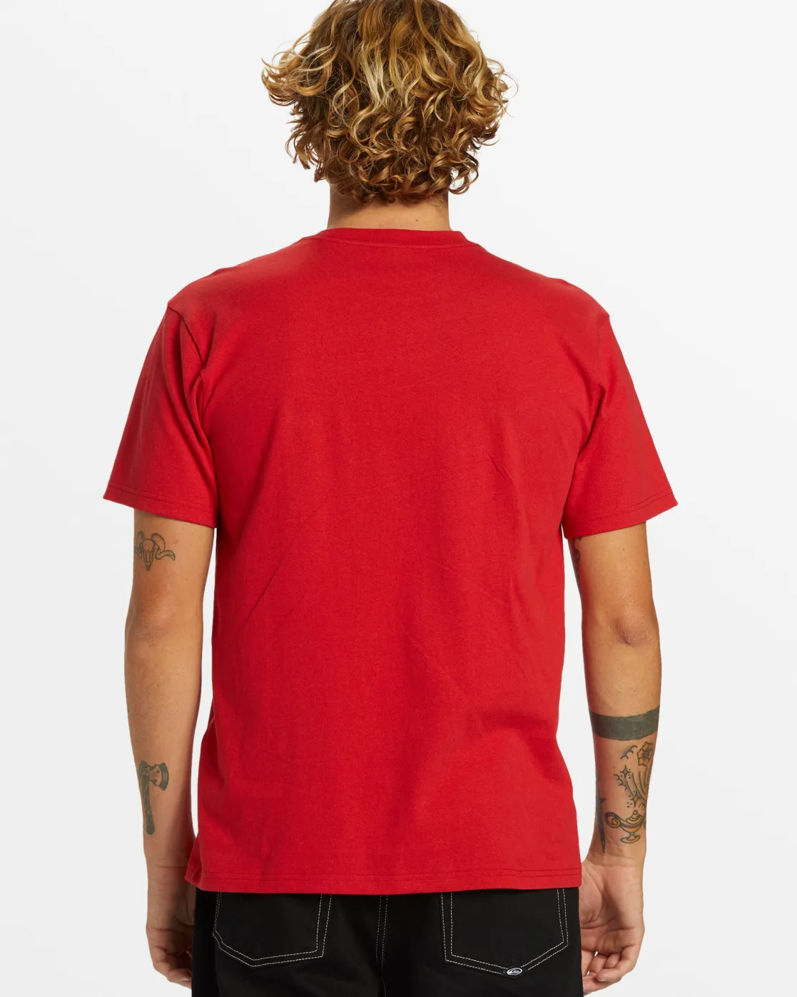 Quiksilver Tees>Saturn Logo DNA T-Shirt - SALSA
