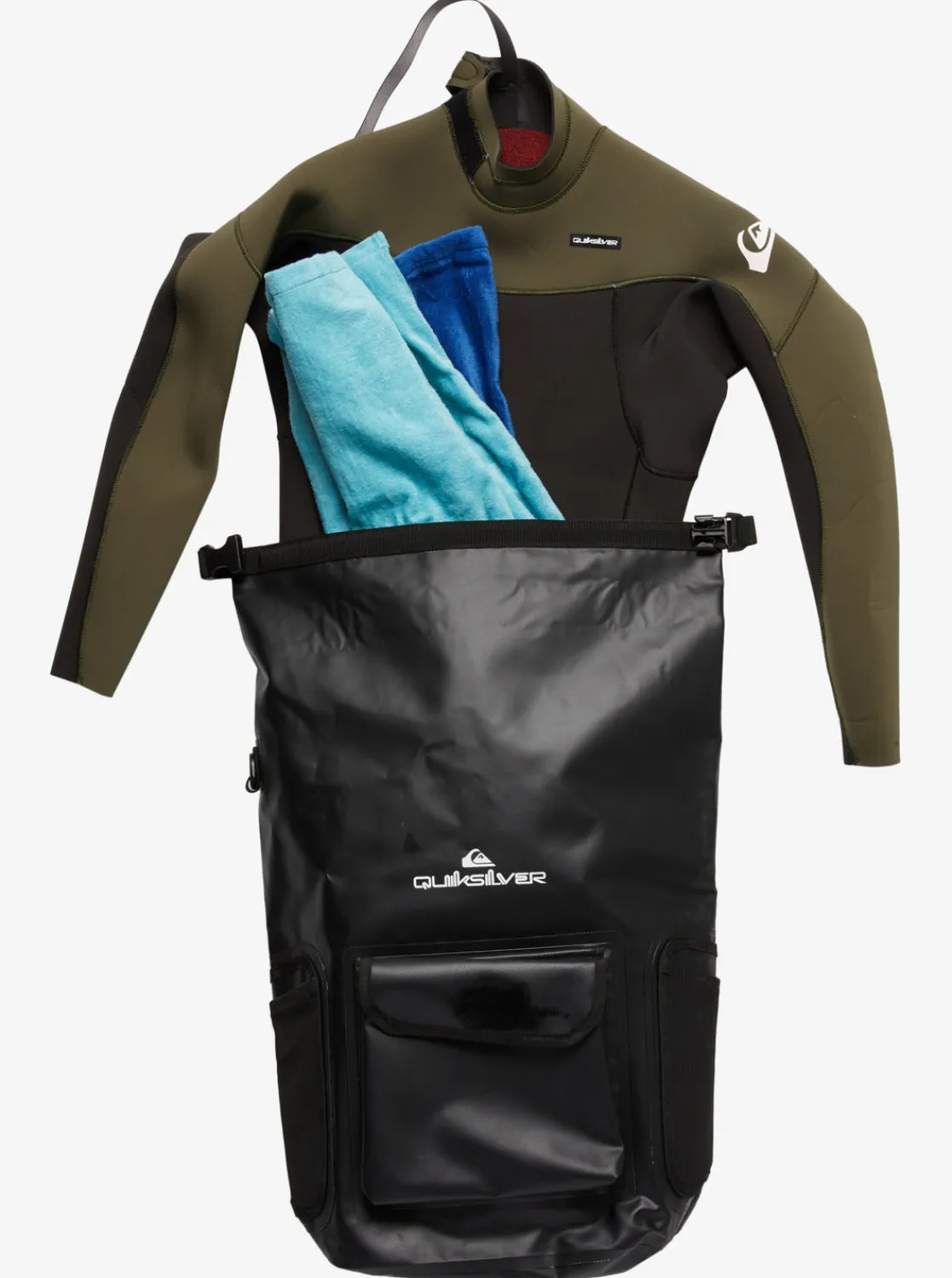 Quiksilver Accessories | Backpacks & Bags>Sea Stash 20L Medium Surf Backpack BLACK/BLACK