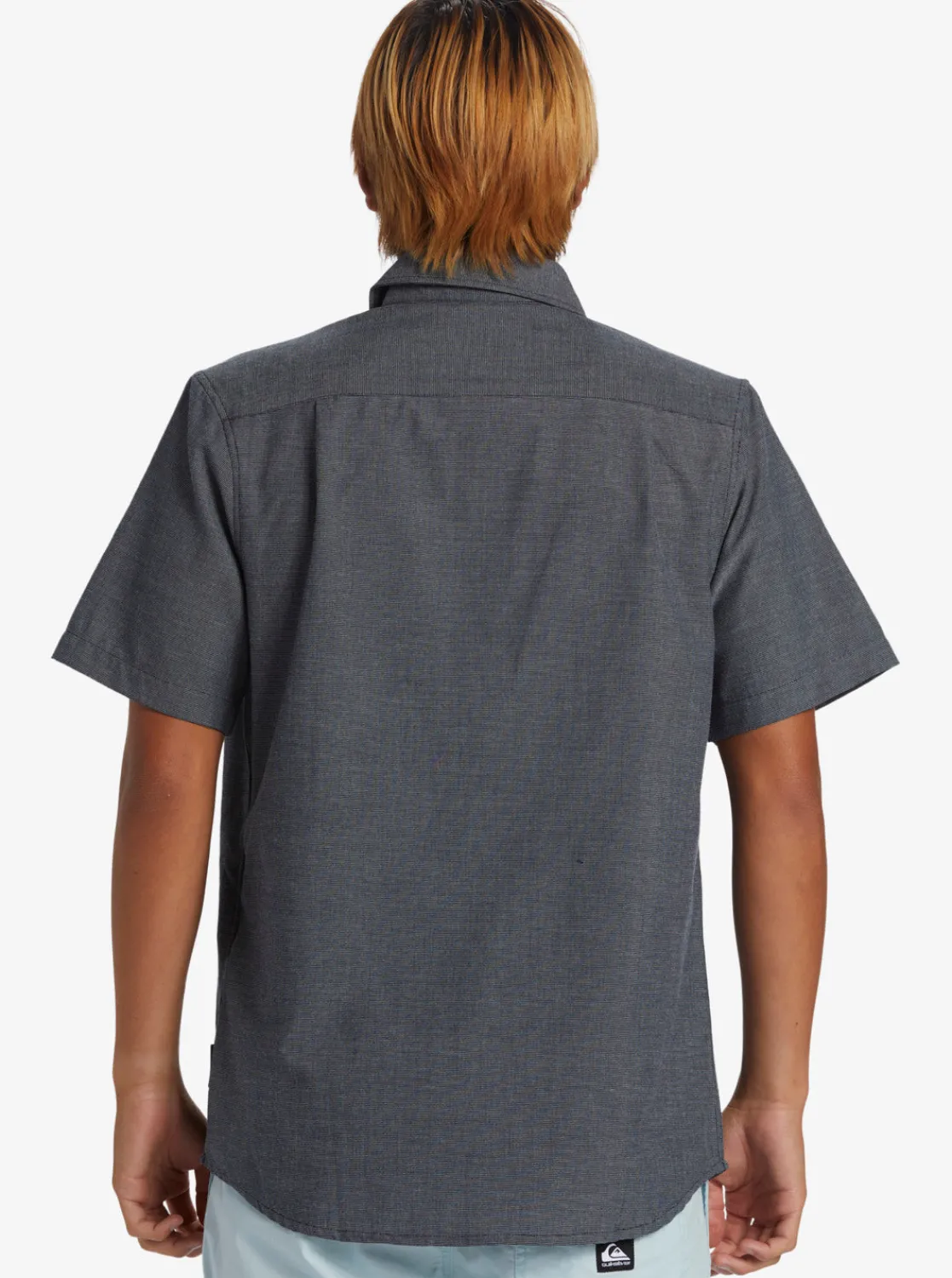 Quiksilver Shirts & Polos>Shoreline Classic Short Sleeve Shirt DARKNAVY