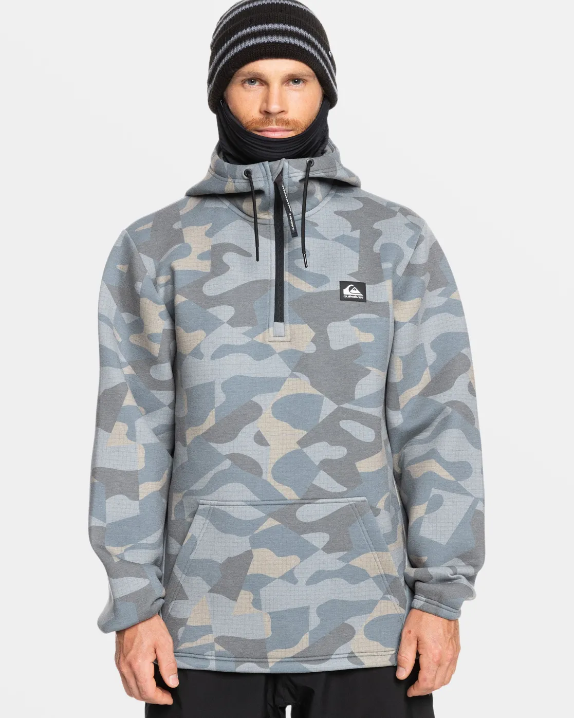 Quiksilver Accessories | Snow Midlayers>Shredder Hoodie PUZZLECAMOICEFLOW
