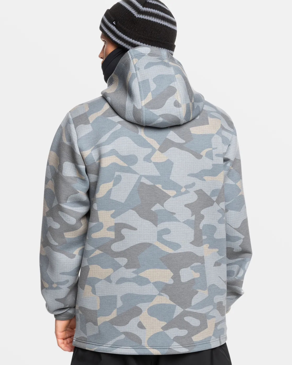 Quiksilver Accessories | Snow Midlayers>Shredder Hoodie PUZZLECAMOICEFLOW