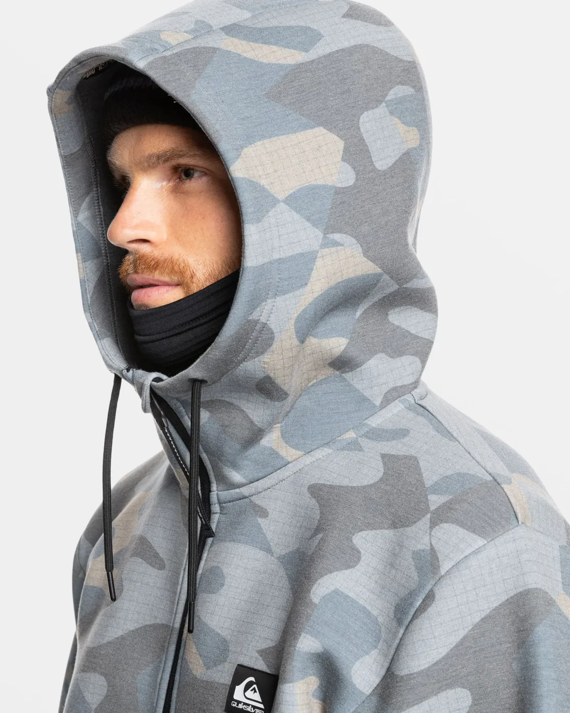 Quiksilver Accessories | Snow Midlayers>Shredder Hoodie PUZZLECAMOICEFLOW