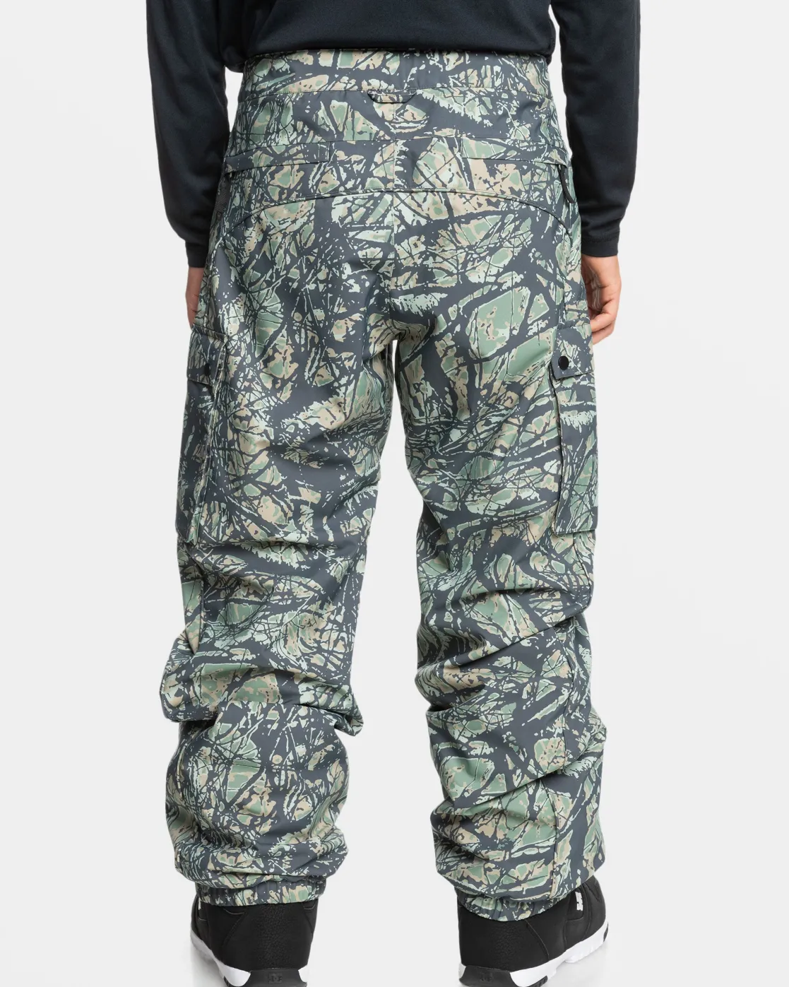 Quiksilver Snow Pants>Snow Down Snow Pants WOODLANDABSTRACTSEASPRAY