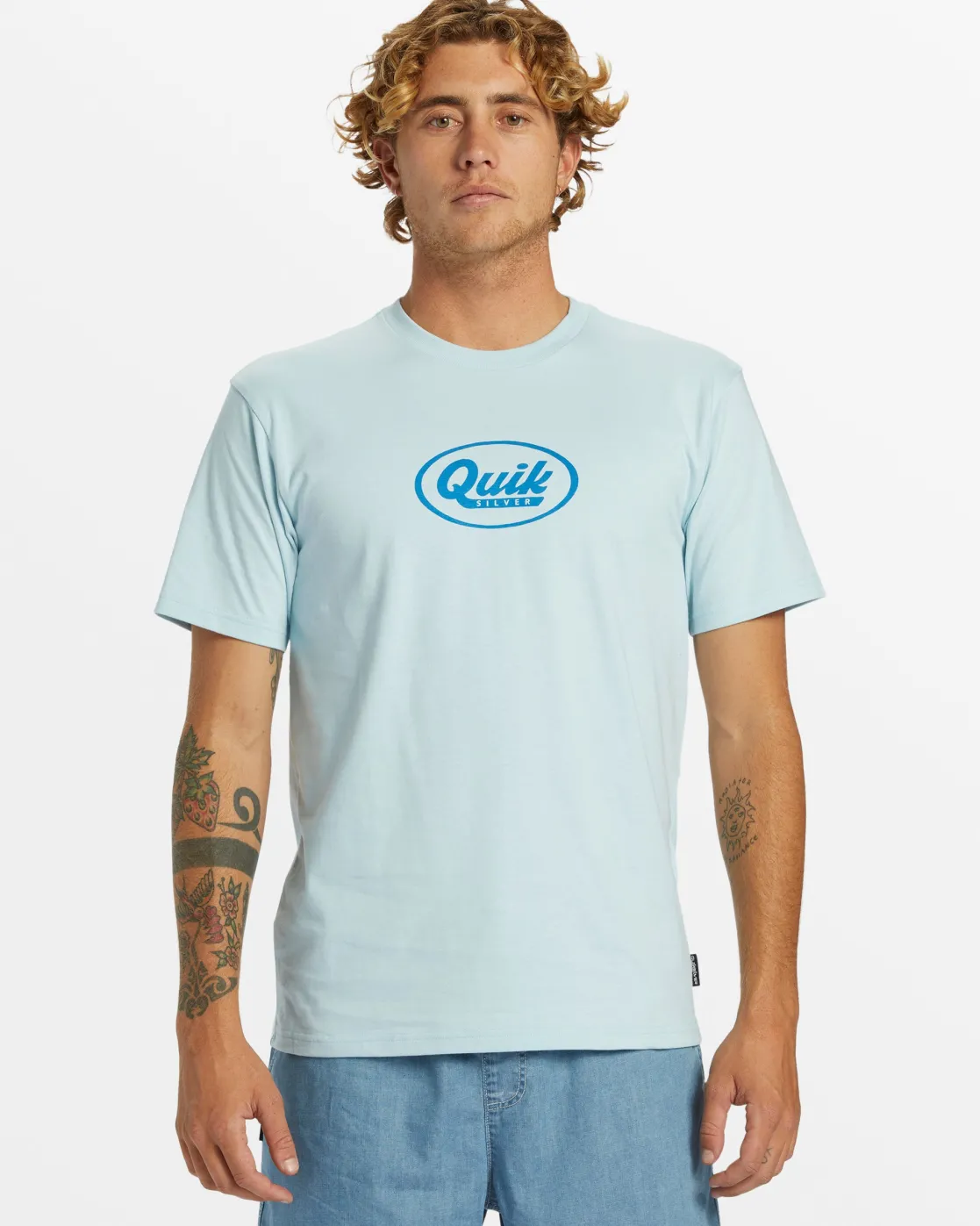 Quiksilver Tees>Speedy Script T-Shirt WINTERSKY