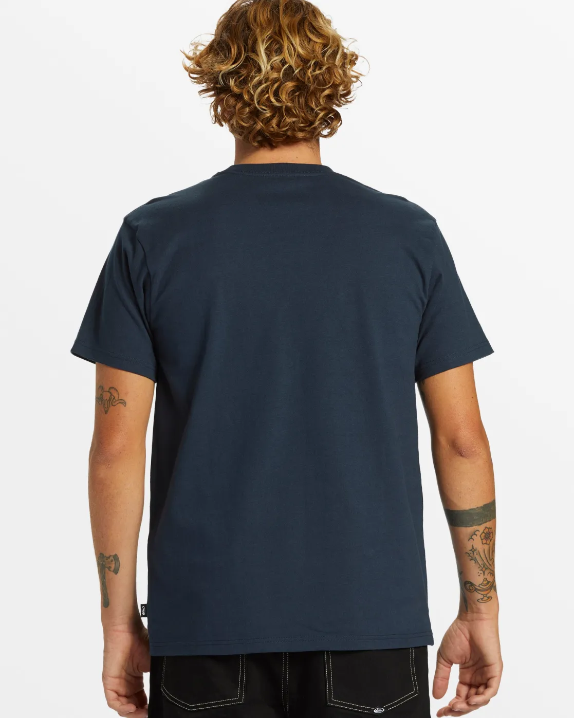 Quiksilver Tees>Spikes Oversized T-Shirt - DARKNAVY