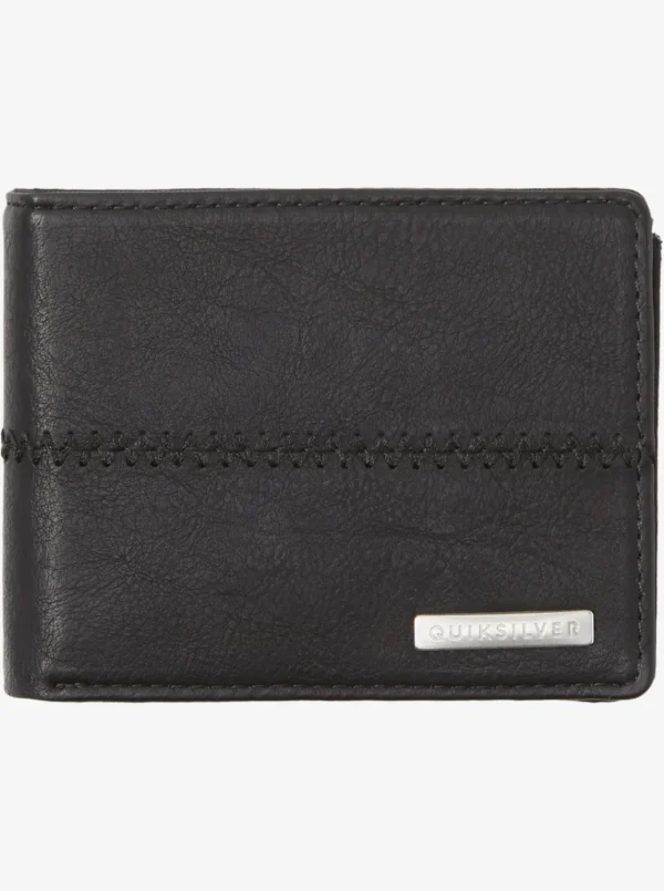 Quiksilver Wallets | Under $50>Stitchy Tri-Fold Wallet - BLACKBLACK