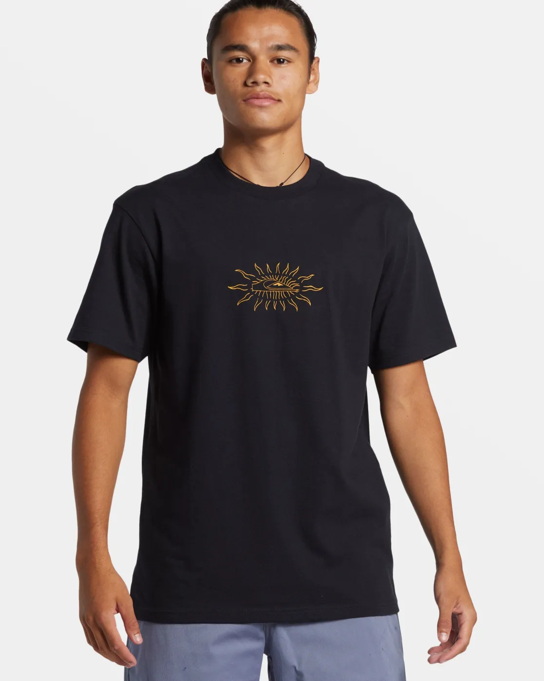 Quiksilver Tees>Sun Flare T-Shirt BLACK