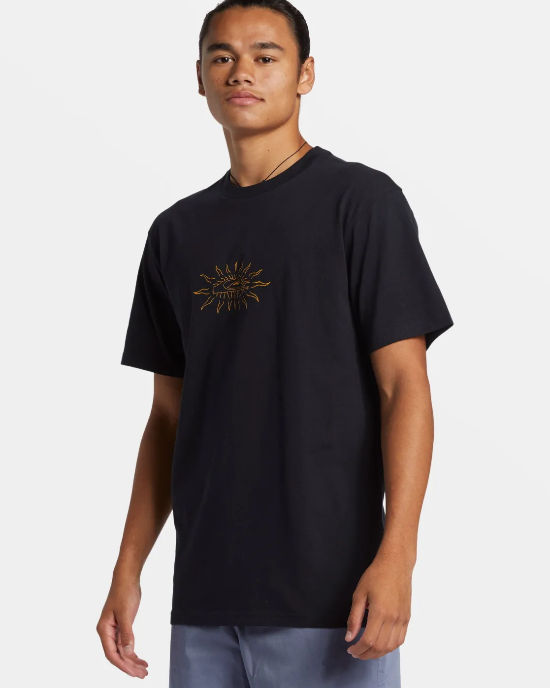 Quiksilver Tees>Sun Flare T-Shirt BLACK